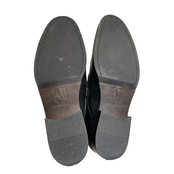 Bruno Magli Lace Up Leather Oxford Dress Shoes Black Men's Size 7.5 - Picture 10 of 10